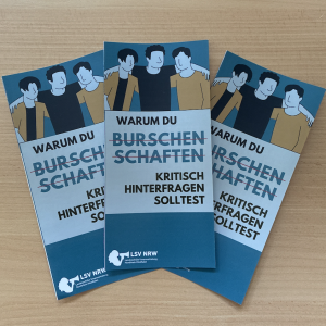 Flyer: Warum du Burschenschaften kritisch hinterfragen solltest